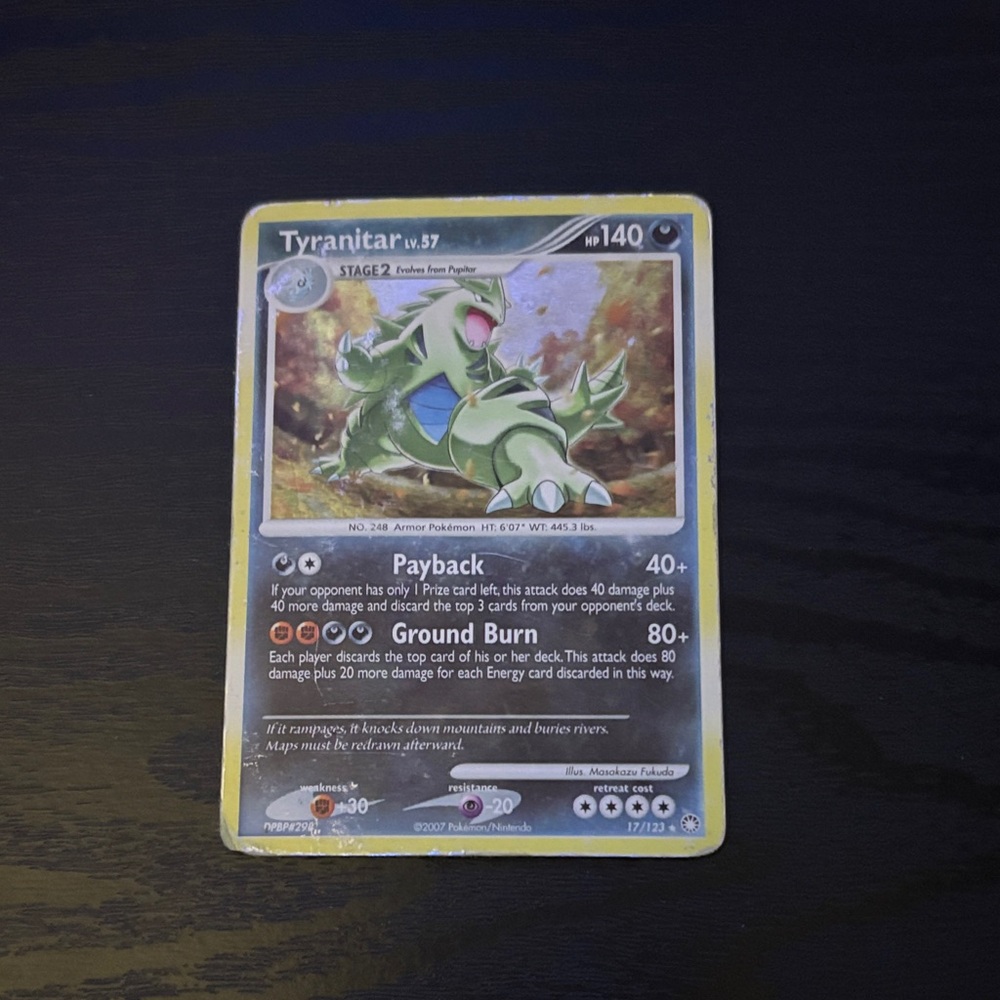 Tyranitar Lvl.57 Pokemon card
